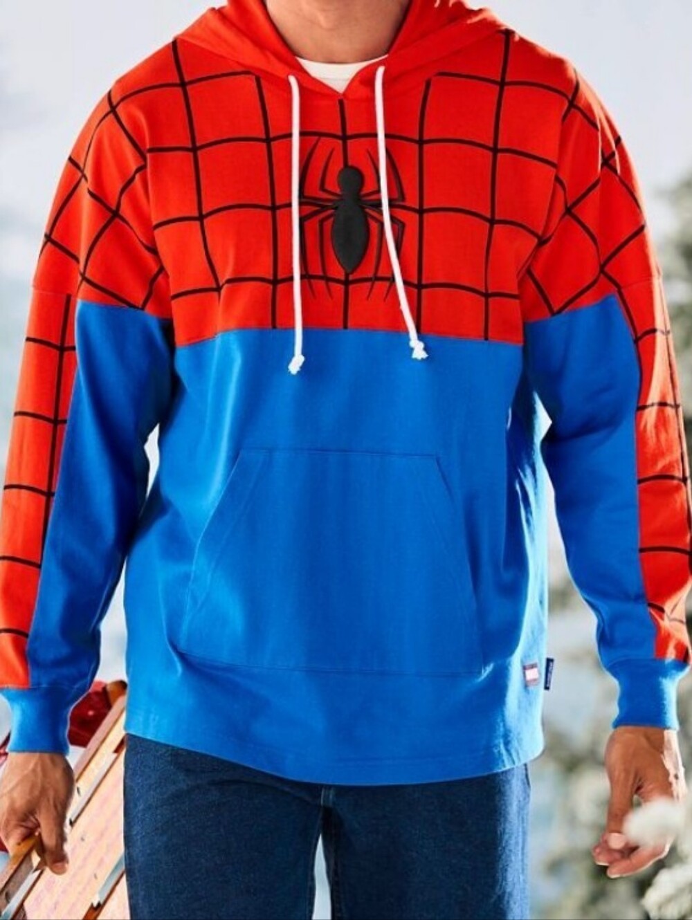 Disney Parks Marvel Spider-Man Hooded Spirit Jersey-L